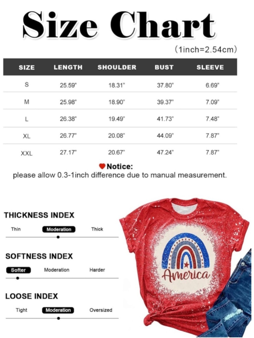 Rainbow American Flag Shirt Patriotic Shirt 4th of July Memorial Day Tshirt - Picture 4 of 10